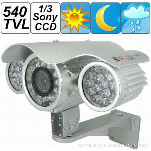 80m IR View Distance 540tvl 1/3 Sony CCD 8mm Lens Waterproof Camera (JH_CCTV_083)